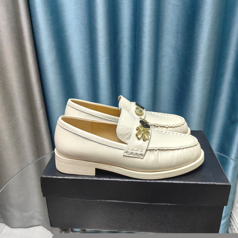 Ch*el leather shoes